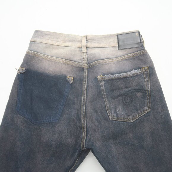 R13 Crossover Jeans in Faded Black Size 23 - Picture 6 of 13